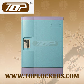 Four Tier Office Lockers ABS Plastic, Blue Color